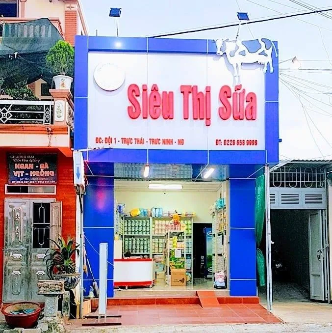 Ảnh siêu thị sữa trực thái
