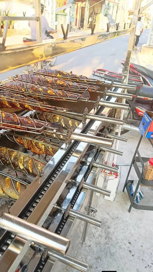 Trưa nay em có cá chuối nướng